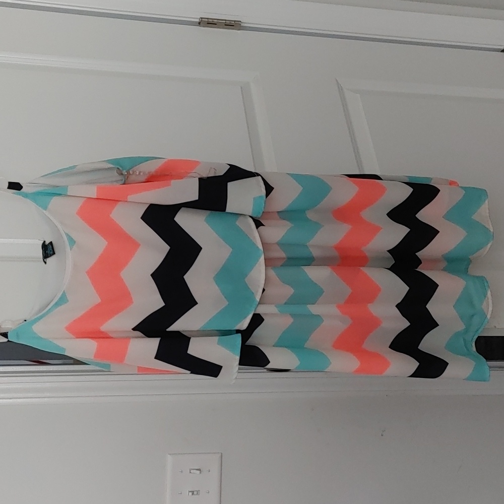 Chevron Pattern Dress